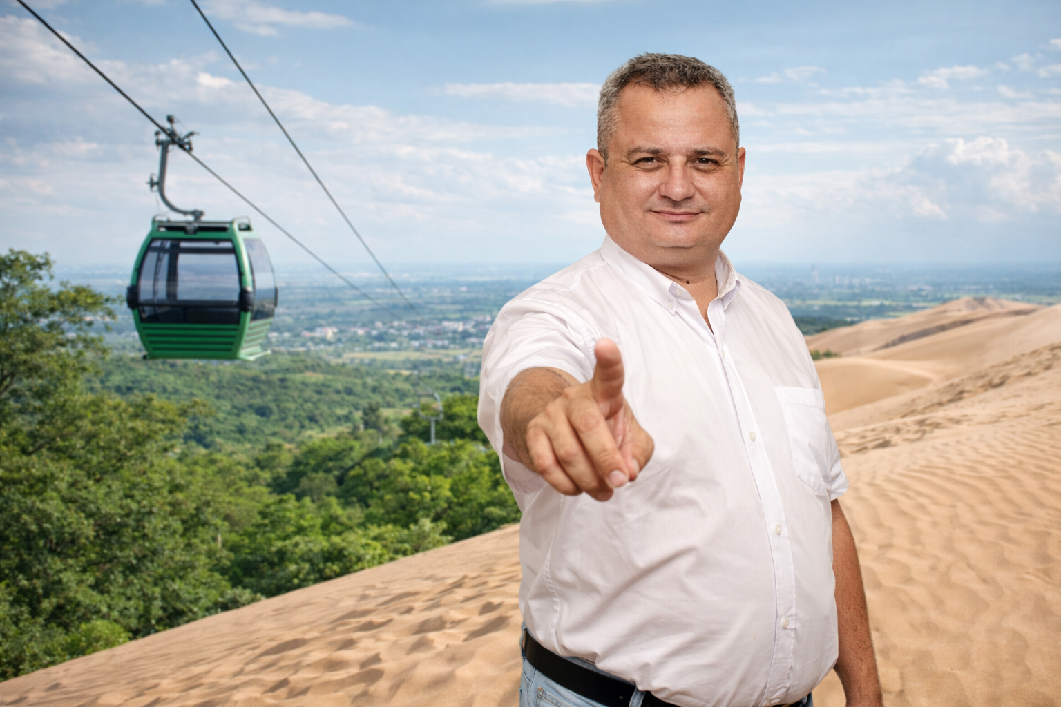 Ecoturismo en La Guardia: Teleférico turístico y desarrollo de las dunas de arena